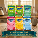 Tetley Fruit and Herbal Tea Starter Pack (6 x 25's , Pack of 150)