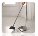 Addis Long Handled Dustpan and Brush Set Metallic 501043
