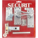 Securit Scroll Internal Handle Pack | Chrome | DP2701 | Full Door kit