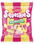 Swizzels Drumstick Squashies Rhubarb & Custard 140g
