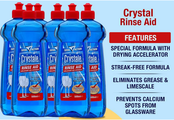 Crystale Dishwasher Rinse Aid 500ml