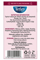Tetley Raspberry and Pomegranate Tea Bags (Pack of 25) 1580A
