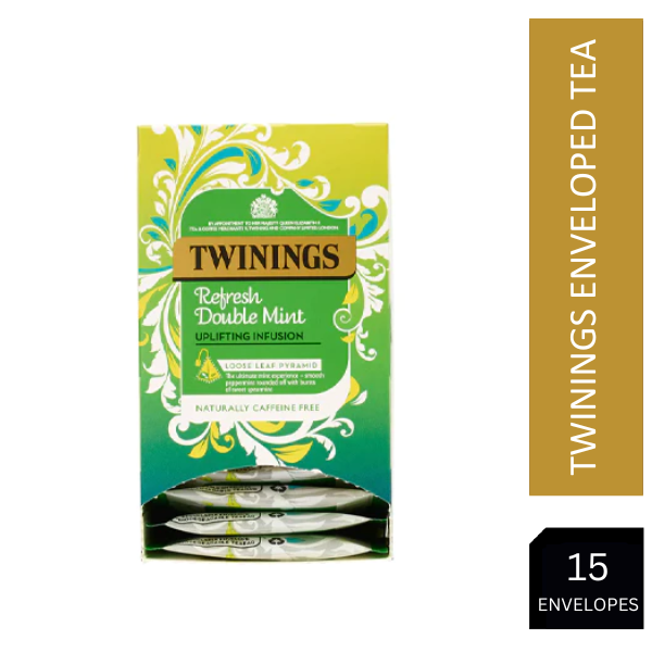 Twinings Refresh Double Mint Pyramids 15's