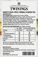 Twinings Enveloped Variety Pack 6 x 20's