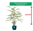 Fixtures Artificial Green Fern Tree 125cm