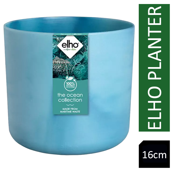Elho Atlantic Blue Round Planter 16cm