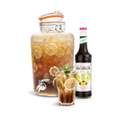 MONIN Premium Lemon Tea Syrup 1L for Hot and Iced Teas