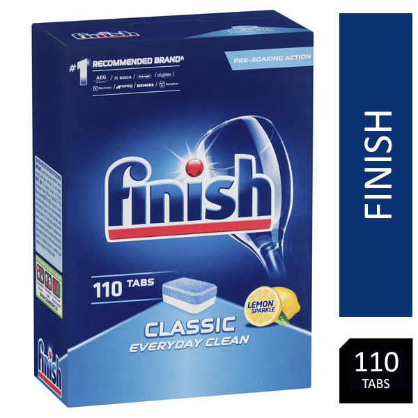 Finish Classic Lemon Dishwasher Tablets 110's