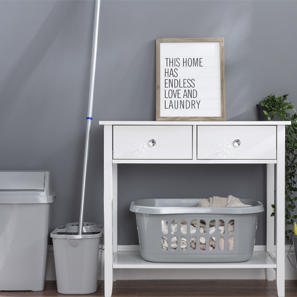 Wham Everyday Mop Bucket Cool Grey 12 Litre