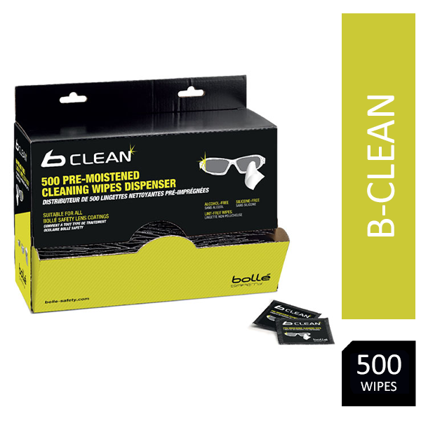 Bolle Lens Cleaning Wipes 500's