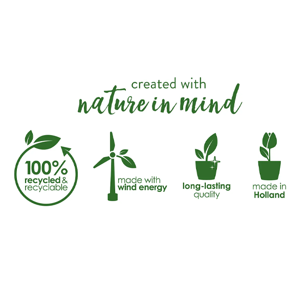 Elho Corsica Easy Hanger Trio Anthracite Planter {100% recyclable}