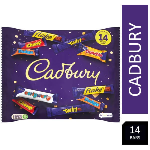 Cadbury Heroes Bag Assortment of Classic Cadbury Chocolates in Miniature Treat Sizes 216g
