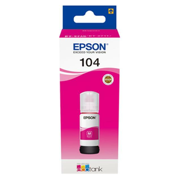 Epson 104 Magenta Ink Bottle 70ml - C13T00P340