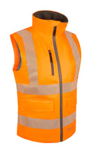 Womens Bodywarmer Fluorescent Orange ALL SIZES