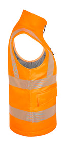Womens Bodywarmer Fluorescent Orange ALL SIZES