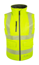 Womens Bodywarmer Fluorescent Yellow ALL SIZES