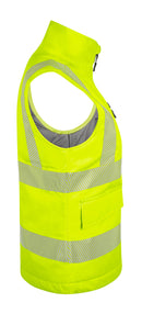 Womens Bodywarmer Fluorescent Yellow ALL SIZES