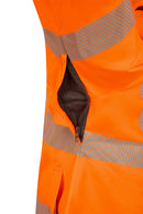 Womens Exec Jacket Fluorescent Orange ALL SIZES