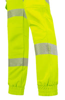 Beeswift Womens Hi-Vis Yellow Work Joggers ALL SIZES