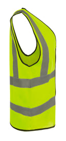 Beeswift Womens Hi-Vis Waistcoat Yellow ALL SIZES