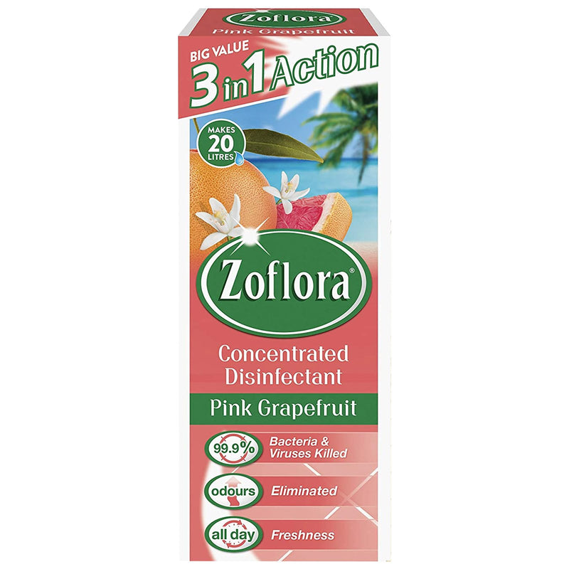 Zoflora Concentrated Disinfectant Pink Grapefruit 500ml