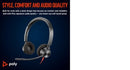 Poly Blackwire 3320 Stereo USB-C/A Headset 8X219AA
