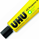 UHU All Purpose Adhesive | Solvent-free | Crystal Clear | 33ml Tube