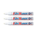 Artline 400 Bullet Tip Paint Marker Medium White (Pack of 12) A400