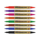Artline 2-in-1 Whiteboard Marker Fine/Superfine Assorted (Pack of 8) EK-541T-WB