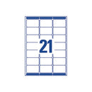 Avery Ultragrip Laser Labels 63.5x38.1mm Wht (Pack of 10500) L7160-500