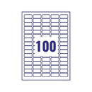 Avery Removable Labels 80 Per Sheet White (Pack of 2000) L4732REV-25