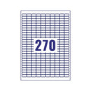 Avery Laser Mini Labels 17.8x10mm 270 per sheet White (Pack of 6750) L4730REV-25