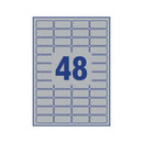 Avery Laser Label H/Duty 48 Per Sheet Silver (Pack of 960) L6009-20