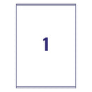 Avery Ultragrip Laser Parcel Labels 199.6 x 289.1mm 1 Per Sheet White (Pack of 500) L7167-500