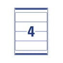 Avery Laser Inkjet Lever Arch Labels 200x60mm Wht (Pack of 100) L7171-25