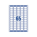 Avery Mini Laser Labels 38.1 x 21.2mm White (Pack of 1625) L7651-25