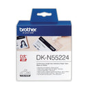 Brother Continuous Non-Adhesive Paper Roll Black on White 54mm DKN55224