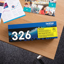 Brother TN-326Y Toner Cartridge High Yield Yellow TN326Y