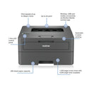 Brother HL-L2445DW A4 Wireless Mono Laser Printer HLL2445DWZU1