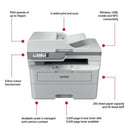 Brother MFC-L2980DW A4 4-in-1 Wireless Mono Laser Printer MFCL2980DWQJ1