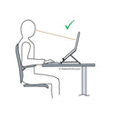 BakkerElkhuizen Ergo-Q 160 Laptop Stand Dark Grey BNEQ160DG