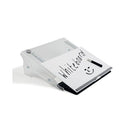 BakkerElkhuizen FlexDesk 630 2-in-1 Stand and Document Holder Transparent BNEFDESK630N