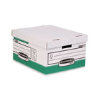 Bankers Box System Storage Box Large Green (Pack of 10) 00791-FFLP