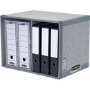 Bankers Box System Stax File Heavy Duty Storage Unit Grey (Pack of 5) 01850