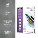 Fellowes ImageLast Laminating Pouch A5 160 Micron Total Thickness Gloss (Pack of 100) 5306002