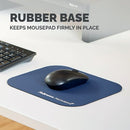 Fellowes Mousepad with Microban Antibacterial Protection Blue 5933805