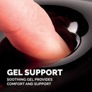 Fellowes Crystal Gel Mouse Pad And Wrist Support Black 9112101