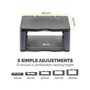 Fellowes Premium Monitor Stand Black 9169401