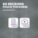 Fellowes Enhance80 Self Adhesive Laminating Pouch A4 160 Micron Total Gloss (Pack of 100) 53022