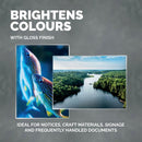 Fellowes Enhance80 Self Adhesive Laminating Pouch A3 160 Micron Total Gloss (Pack of 100) 5302302